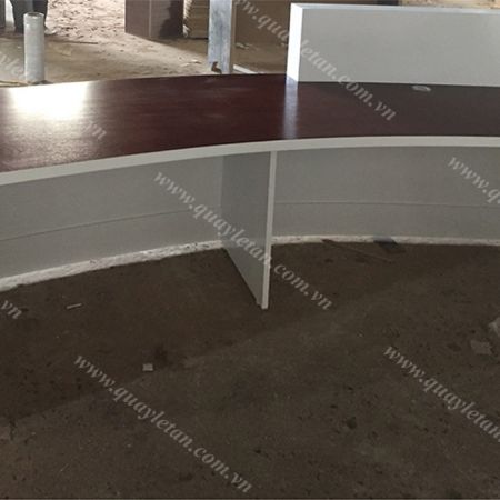 Quầy Lễ Tân Lệch Sơn QLTL S09